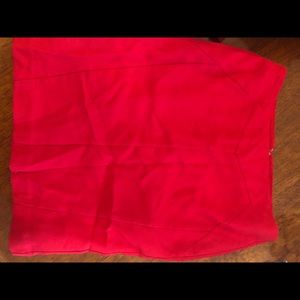 Red business skirt